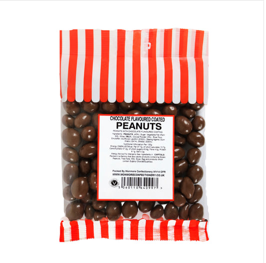 CHOCOLATE FLAVOUR COATED PEANUTS (MONMORE) 140g