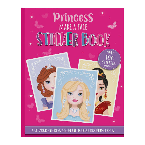 PRINCESS MAKE A FACE STICKER BOOK