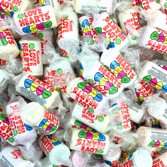 100 Mini Love Hearts Perfect For Wedding Favours/party bags