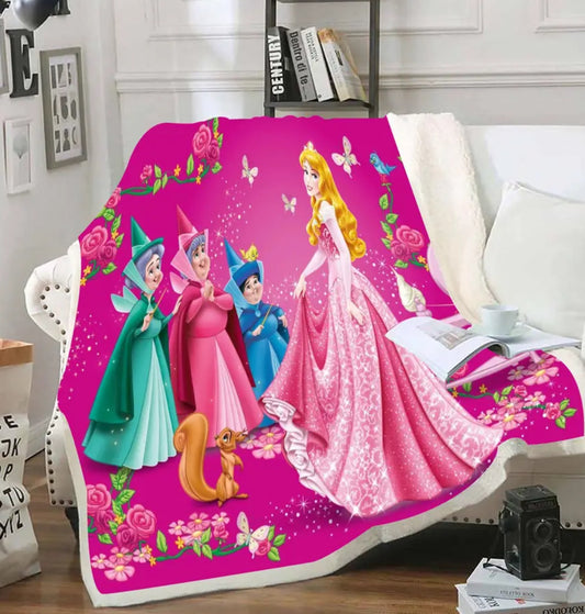 Disney Princess Blanket 150x200