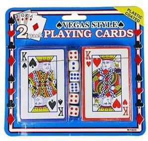 Vegas Style Playing Cards & Dice